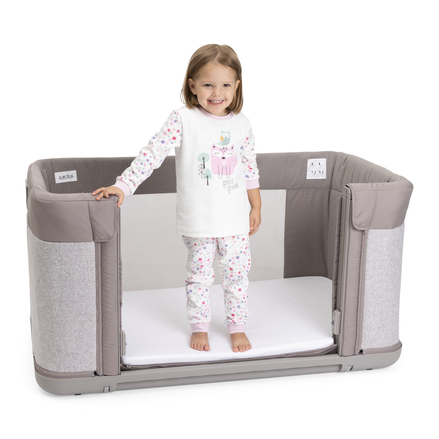 Buy Next2Me Forever Co-Sleeping Cot Almond - Cribs & Cots at
